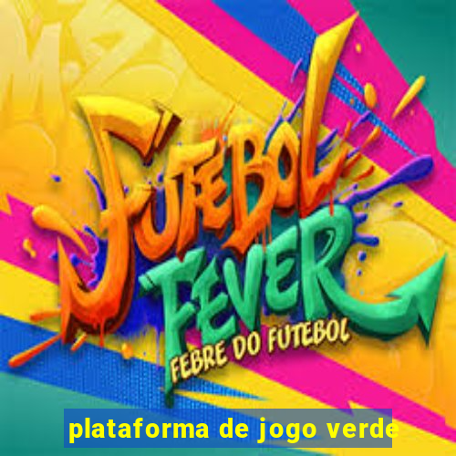 plataforma de jogo verde